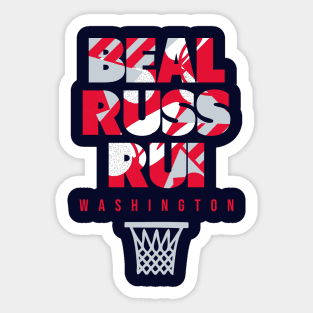 Washington Hoop Trio Sticker